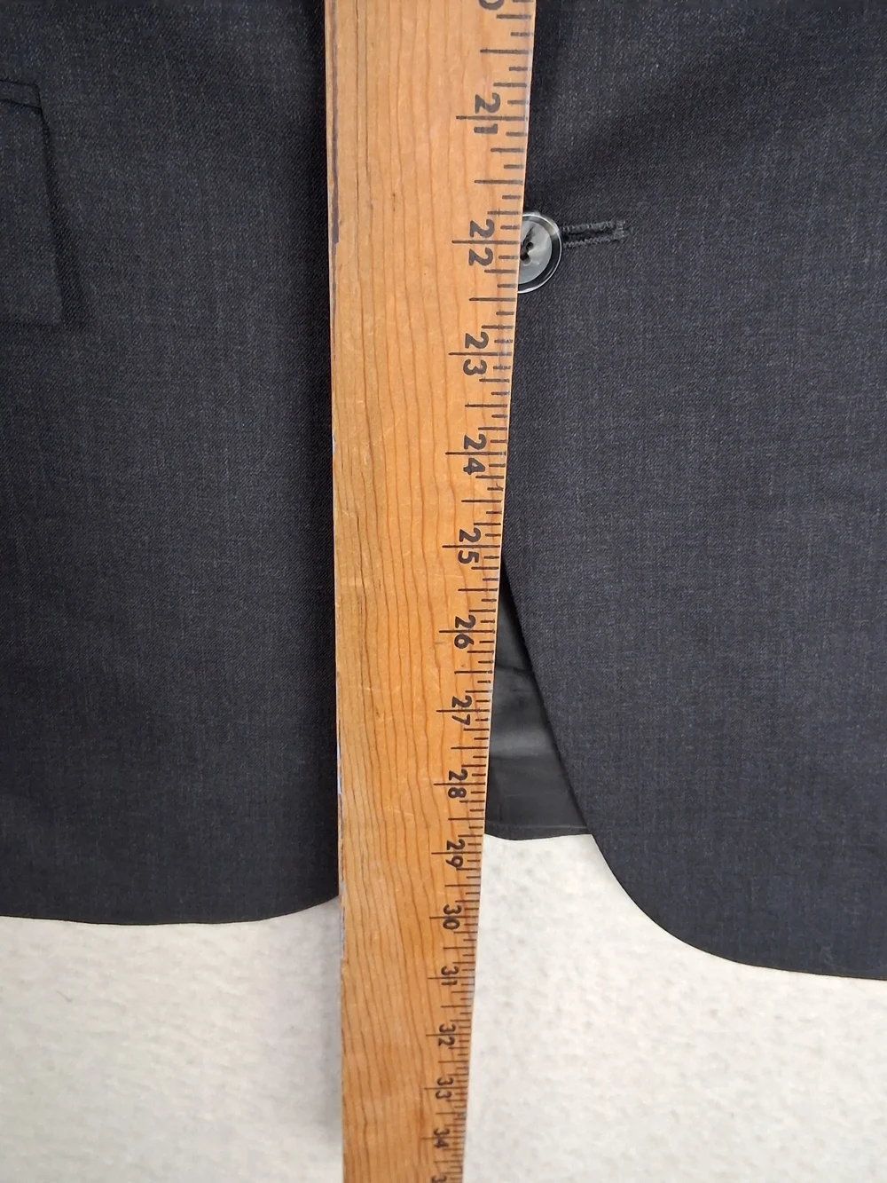 Brooks Brothers 1818 Regent Blazer 42R Solid Charcoal Gray Wool Jacket USA Made